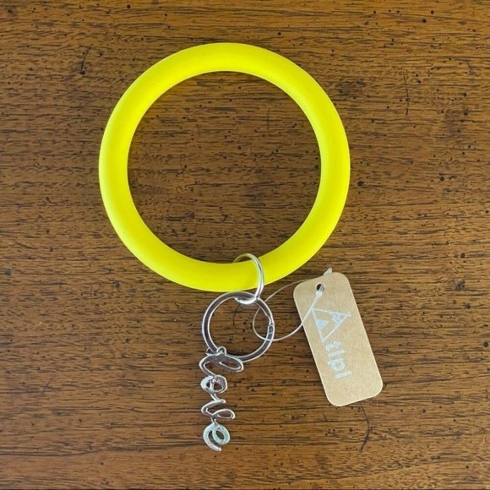 🔥Bundle & Save TIPI Soft Silicone Wrist Keychain Circle Bracelet Bangle Round